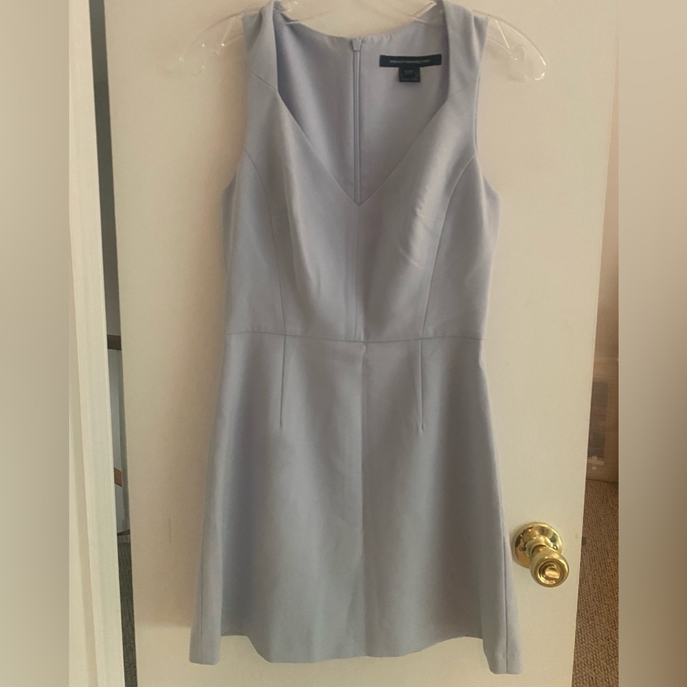 French Connection Light Blue Sleeveless Dress